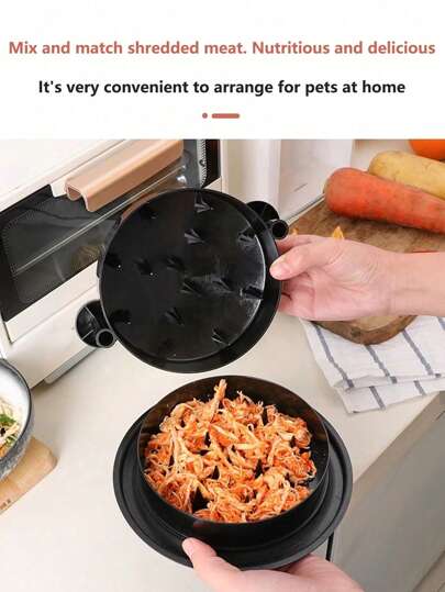 Affettatrice e macinacarne manuale versatile - Utensile da cucina riutilizzabile e lavabile per affettare rapidamente il petto di pollo, fare purè di patate e altro ancora