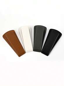 1PC Rubber Wedge Door Stoppers For Floor, Door Gaps And Prevent The Lock-Outs, Floor Sturdy Stackable Door Stop For Carpet Heavy Duty Door - Multicolor - View 1