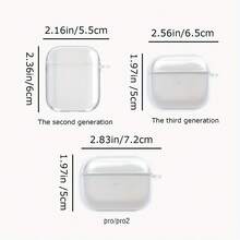 玫瑰红色保护壳，防摔防刮外壳，适用于 Apple 蓝牙耳机 - 玫紅色 - 查看 5