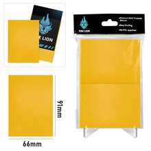 100pcs Penny Card Sleeves For Trading Cards,Top Loaders Card Protection For Baseball Cards, MTG Card Sleeves Fit For ,Football,Magic,Sports Cards(12Colours) - 66X91mm - View 24