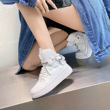 Genuine Leather Thick-Soled Versatile British Short Boots, Fashionable European And American Retro Motorcycle Knight Boots