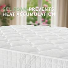 OUUI 10 Inch 12 Inch Twin Twin XL Full Queen King Mattress Gel Memory Foam Spring Hybrid Mattress In A Box Medium Feel Mattresses In Box
