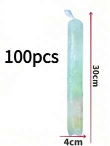 清凉夏日必备：50个果汁、泥浆、冰淇淋、水果冰淇淋冰棒袋、用于自制冰淇淋和食品包装的可密封储物袋、派对厨房礼品袋、一次性棒棒糖冰袋、碎冰袋和自封透明棒棒糖冰袋