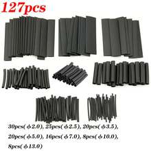 1060/530/127PCS Heat Shrink Tubing Kit 2:1 Shrinkable Wire Shrinking Wrap Wire Connect Cover Cable Repair Protection