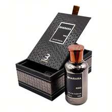 Bharara King Men's Eau De Parfum Spray, 3.4 Oz - Vintage Amber Woody Scent, Stylish Black Bottle, Metal Brown Cap, Suitable For Everyday Elegance, Luxurious Eau De Cologne| Modern Packaging| Metal Lid - 1PC - View 3