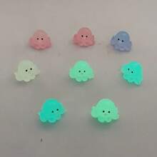 10/20/50pcs Luminous Resin Miniature Animals, Glow In The Dark Duck, Dolphin, Frog, Rabbit, Turtle Figurines, Stake Mount, No Electricity Needed, With For Garden, Party, Micro Landscape, Aquarium, Dollhouse Decor