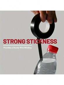 1 rolka 18 m mocna taśma elektryczna, taśma izolacyjna z PVC, wodoodporna taśma elektryczna, izolacja przewodów, mocna samoprzylepna, wysoka lepkość, odporność na zimno, odporność na wysoką temperaturę, wodoodporna i odporna na wilgoć, stosowana do taśmowania wiązek przewodów w samochodach, przez elektryków, majsterkowiczów i właścicieli domów - idealna do napraw i projektów elektrycznych