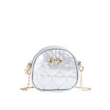 刺绣女童单肩链条包，斜挎小包，PU皮零钱包 - A - 查看 12