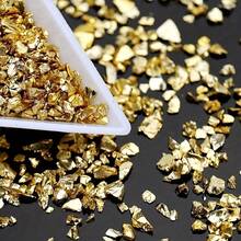 1 Bag 100g High Quality Multi-Color Glass Chips, Suitable For Resin And Crafts - Glass Pebble Filler, UV Epoxy Material, Asymmetrical Shapes, Metallic Luster, Perfect For DIY Art Projects, Decorations And Jewelry Making, Decorative Glass Shards | Glass Chips For Jewelry Making