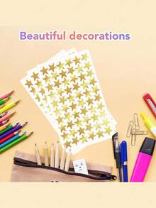 5 张 300 张全息星形贴纸、金色贴纸、儿童奖励教师贴纸、小铝箔星形贴纸、学生闪光星形贴纸、DIY 或装饰闪光贴纸、黄色星形贴纸、儿童小贴纸、奖励、星形贴纸、小贴纸、贴纸、星形贴纸、贴纸、小贴纸、星形贴纸、小贴纸、贴纸 - 金色 - 查看 9