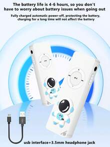 4GB迷你MP3音乐播放器，宇航员造型