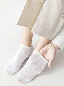 30 件/20 件/12 件/10 件/8 件/6 件/4 件/2 件男女通用舒适柔软吸湿排汗抗菌速干针织衬里袜子 - 男女皆宜的完美礼物，适合休闲装、运动装、瑜伽装、四季皆宜