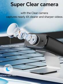 1080P Telecamera mini HD senza fili WiFi, baby monitor interno, telecamera di sicurezza, sorveglianza con visione notturna, videocamera IP, registratore video
