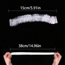 50个/100个/300个透明浴帽防水洗发染发帽、发膜和精油护理加热帽