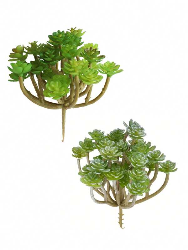 1 peça de planta suculenta artificial, cacto verde, textura de planta suculenta, planta suculenta falsa sem vaso, adequada para decoração de jardim, decoração interna e externa, decoração de escritório, decoração DIY feita à mão, decoração de casamento, decoração de festival em casa, decoração de festa, decoração de móveis de cozinha, presente de Dia das Mães