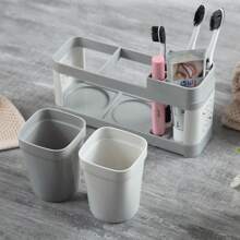 1 Piece Creative Couples/Family Toothbrush Holder Cup & Organizer Set Back To School