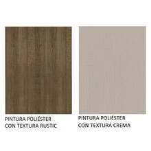 Despensero Alacena Multiuso Organizador Madesa 1 Puerta Color Marrón y Crema - Marrón y Crema - Ver 10