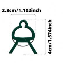 20 piezas Clips ajustables para plantas - Reutilizables para flores, enredaderas, vegetales y soporte para tomates - Plástico duradero, herramienta de jardinería esencial