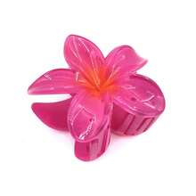 Big Flower Clip Summer Hair Clip Women Fashion For Holiday Beach And Daily Hairstyles - .4 miếng màu ngẫu nhiên - Xem 10