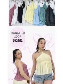 Women Tops - Brown - View 5