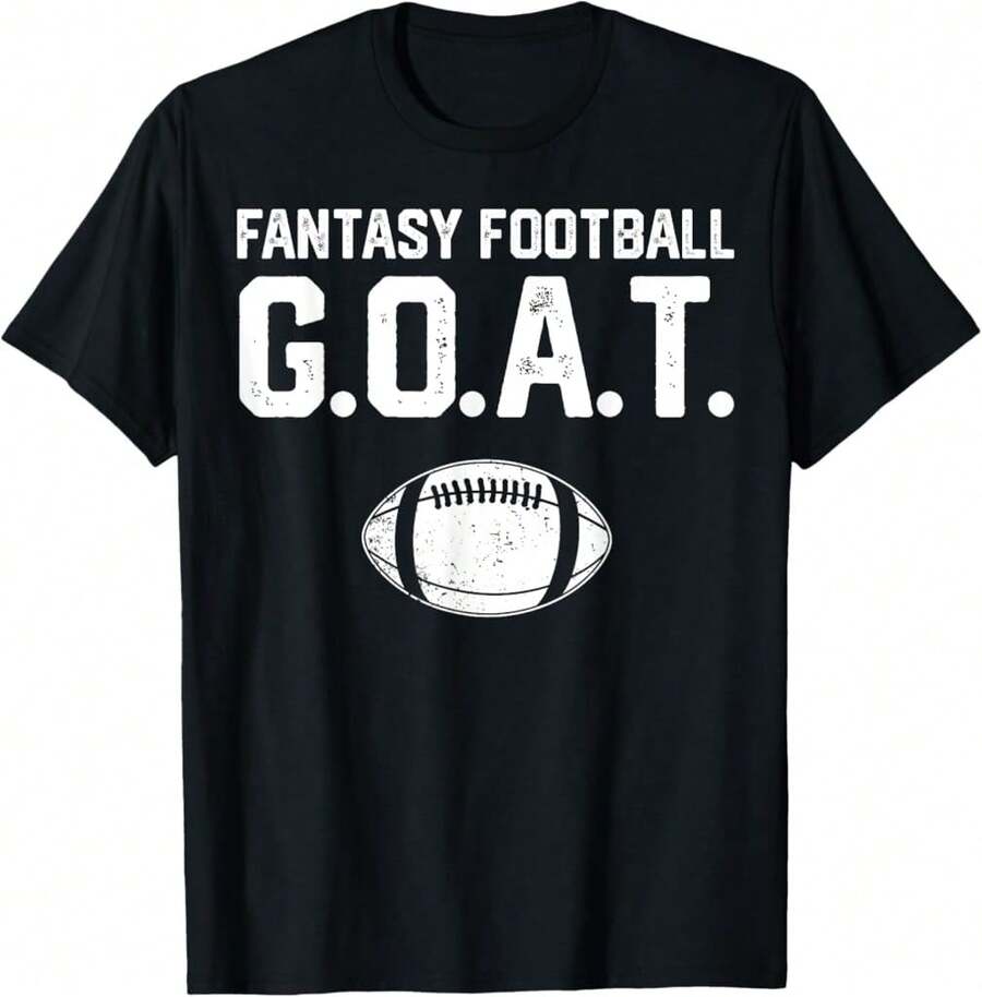 Camiseta divertida de fantasía de fútbol americano para hombres y mujeres - Negro - Ver 1
