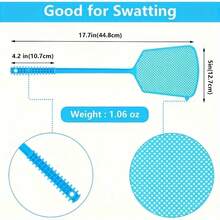 5pcs Color Heavy-Duty Manual Fly Swatters - Large Insect Net Hard Killer, No Power Required, Equipped With An Ergonomic Handle, Suitable For Both Indoor And Outdoor Use - Multicolor - View 4