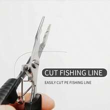 1pc Multifunctional Stainless Steel Fishing Pliers, Fishing Line Cutter, Fishing Tool - Multicolor - View 8