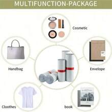 100pcs High-Quality White Self-Sealing Mailing Bags - Durable Polyethylene Envelopes For Office, Halloween, Valentine's Day, Mother's Day, Graduation, Birthday, Waterproof Logistics Packaging Bags, Made Of Virgin Material, No Odor, Flexible, Strong Tensile, Tear Resistant, Express Delivery Bags Back To School