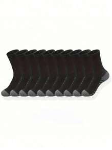 60pcs/50pcs Comfortable Sports Round Neck Tennis Socks For Men, Suitable For Outdoor And Casual Wear, All Season, White Antibacterial Odor-Resistant Moisture-Wicking Athletic Socks, Thick And Comfortable For Daily Wear, Couples Casual Socks, Cute Socks, Girls Socks, Autumn/Winter & Spring/Autumn, Mesh Detail, Guiding Hole Design, Moisture Absorption And Perspiration, Soft And Smooth, Suitable For Various Holidays, Sports, Leisure, Business And Daily Wear, Can Be Worn All Year Round, 40pcs/30pcs/24pcs/20pcs/16pcs/12pcs/10pcs/8pcs/6pcs/4pcs/2pcs