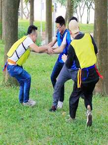 1 pieza Juguete de agarre de cola, juego de actividad sensorial con , para fiesta al aire libre, trabajo en equipo, juego en el aula, color aleatorio de Navidad, juegos al aire libre, reposapiés inflable de viaje, juguete para compras y pub