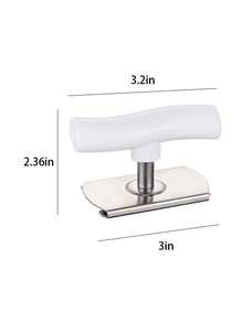 Stainless Steel Twist Cap Can Opener, Multi-Function Rotary Adjustable Opening Bottle, Jar & Can Lid Remover, Suitable For Weak Hands & Elderly With Arthritis - Easy To Use As Bottle Opener, Can Opener And Jar Lid Opener - Multicolor - View 3