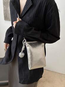 迷你新款时尚百搭水桶单肩包