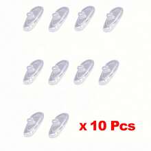 10/20 件眼镜鼻托眼镜硅胶鼻托太阳镜鼻托眼镜鼻托脚用浮石眼镜鼻托眼镜垫鼻梁 - 彩色 - 查看 6