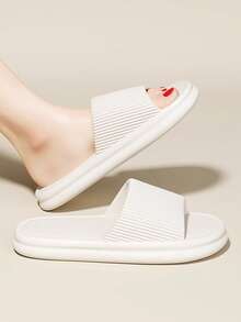 Unisex Quiet EVA Slippers - Non-Slip, Quick-Drying, Odor-Resistant, Summer Indoor Slippers, Soft Textured Soles, Suitable For Home And Bathroom, Multiple Colors Available, Cute Slippers [New High-Top Design], Unisex Summer EVA Slippers, Non-Slip Indoor Bathroom Shower Slippers, Lightweight And Fatigue-Resistant