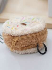 Cookies Style Coin Purse, Creative Key Holder, Cute Niche Earphone Storage Bag