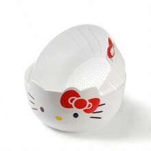 Sanrio (Authorized)2pcs Sanrio Kitchen Basket, Household Fruit Plate, Multi Functional Round Vegetable Washing Basin, Fruit Basket, Plastic Double Layered Vegetable Washing Basket, Drain Basket Suitable For Various Scenarios And Dishes