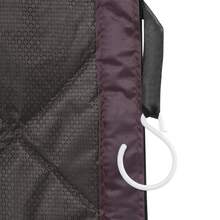 YUNRUX Cortina de puerta con aislamiento térmico, cortina protectora aislante, cortina de puerta térmica magnética insonorizante para puertas de entrada, puertas traseras, salas de estar y dormitorios color café