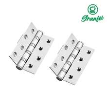 Kit Of 12 Stainless Steel Hinges With Reinforced Screws For Wooden Doors