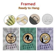 1PC Frameless Vintage Painting Classic Game Quotes Posters High-Definition Canvas Printing Wall Arts Modern Minimalism Club Game Hall Bedroom Dormitory Coffee Shop Wall Decoration Home Decoration ,Wall Art With Frame