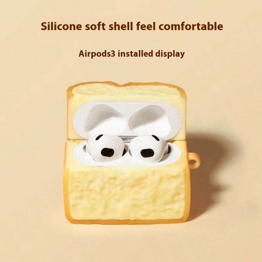 Apple Pro 2/3/4 Cartoon Silicone Protective Case, Creative Wireless Bluetooth Anti-Drop Earphone Box Cover, Suitable For AirPods 2nd/3rd Generation - Multicolor - View 1