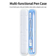 (Solo caja vacía, sin accesorios) Estuche soporte para Apple Pencil de 1ra/2da generación compatible con tableta iPad de Apple, caja de almacenamiento para adaptador de punta de accesorio