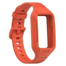 Funda de goma + correa compatible con Hua Wei Band 9 8 7 6, correa de silicona impermeable y funda en un solo accesorio de repuesto para banda de reloj con Hua Wei 9 8 7 6/ Honor Band 6 7, regalo para hombres y mujeres