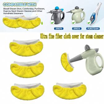20/10/5/1 Stuk Witte Microvezeldoekhoes Geschikt Voor Handheld Stoomreinigers, Wasbare En Herbruikbare Alternatieve Doek, Compatibel Met Wagner Spraytech Steam Shot, Comfortday, PurSteam