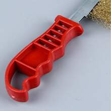 Steel Wire Brush, Stainless Steel Wire Brush For Rust Removal, Crevice Cleaning, Plastic Handle BBQ Grill Brush, Cleaning Brush