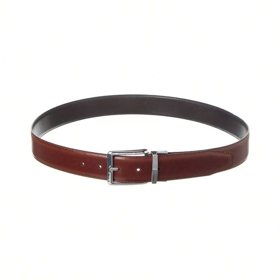 Bruno Magli Luca Reversible Leather Belt - 黑色 - 查看 1