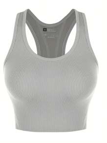 4pcsWomen's Multi-Color Halter Tops, Beautiful Back And Waist-Cinching Base Vests, Threaded Underwear, Sports And Fitness Vests