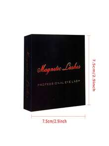 1 par de pestañas postizas magnéticas reutilizables, aspecto natural y realista, portátil y cómodo, sin necesidad de pegamento, estuche magnético todo en uno, apto para uso diario, trabajo, compras - YT009-3 - Pestañas Cruzadas - Ver 9
