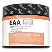Vitastrong EAA PRO Essential Amino Acids, 9 EAA Powder, Peach Flavor, 300g, With BCAAs, Glutamine, And L-Citrulline - Others - View 1