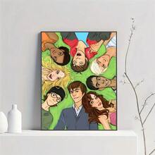 1pc/3PCS Áp phích nghệ thuật treo tường Khung tùy chọn Pop Teen Tv Series Skin Áp phích thế hệ đầu tiên Áp phích HD Phòng gia đình Quán bar Quán cà phê Tranh tường Art Deco - Nhiều màu - Xem 17