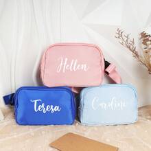 Customized Personalized Name Fanny Pack, Bachelor Party Fanny Pack, Flower Man, Fanny Packs For Women, Customized Bachelorette Fanny Pack - Multicolor - View 2